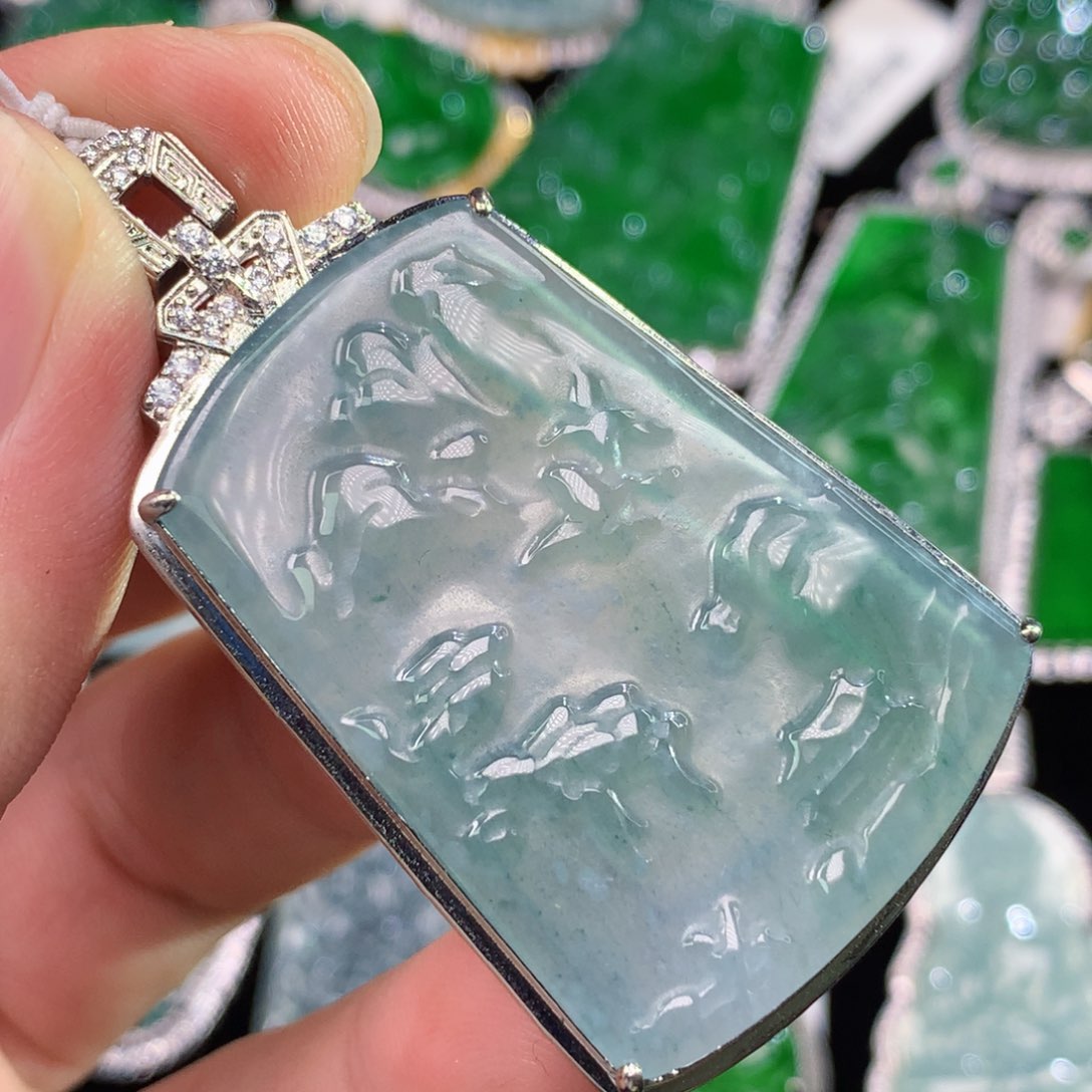 【闪购商品】翡翠颈饰未镶嵌翡翠