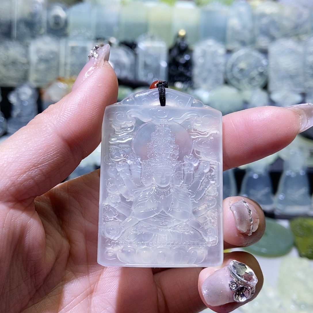 岫玉吊坠未镶嵌吊坠