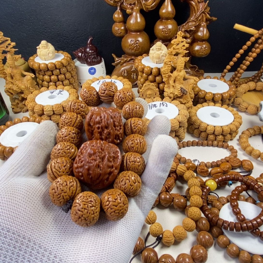 军***哥手串桃核桃核手串 核二手物品不退不换