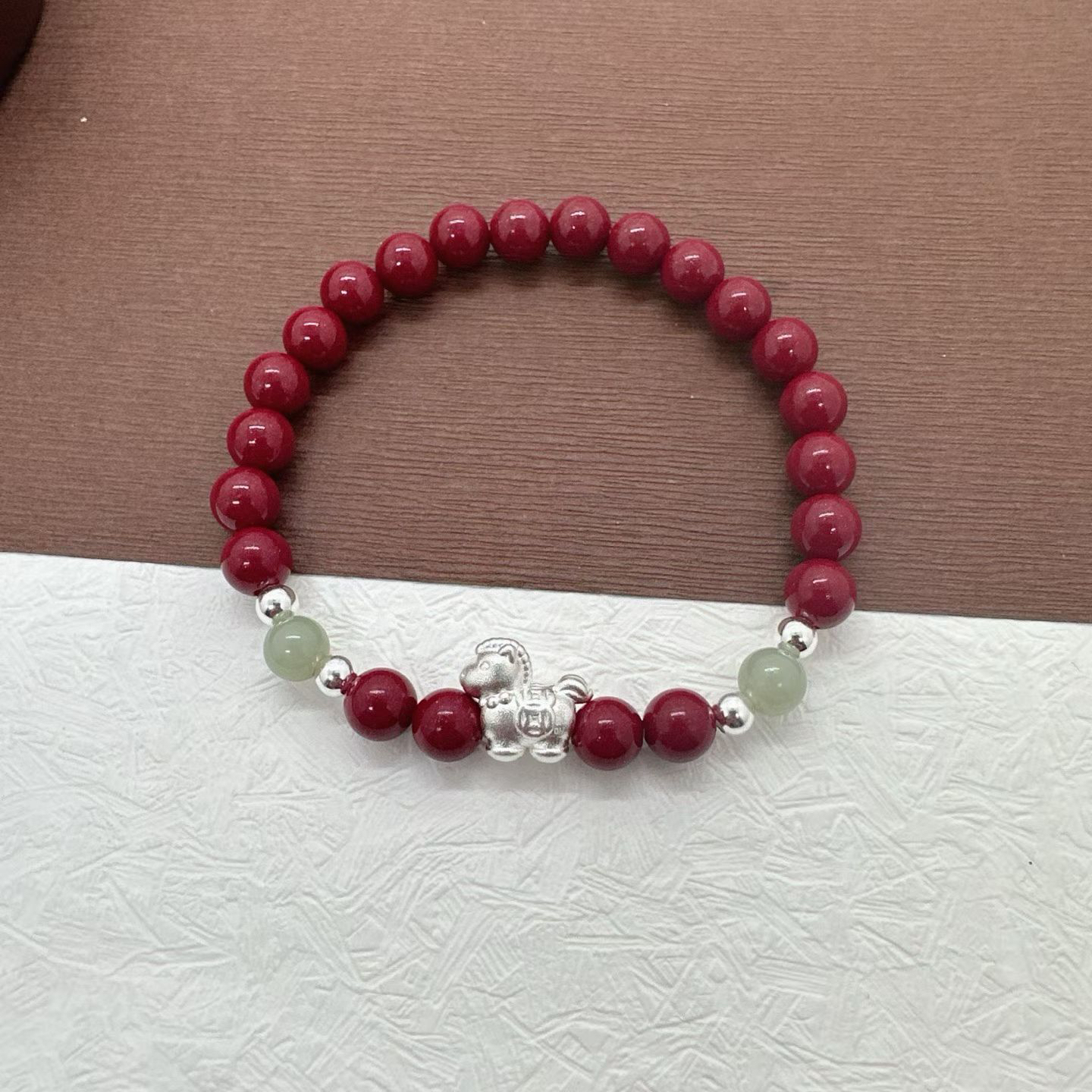 足银手链 2026足银生肖马本命年手链女款吉祥饰品小众送闺蜜礼物