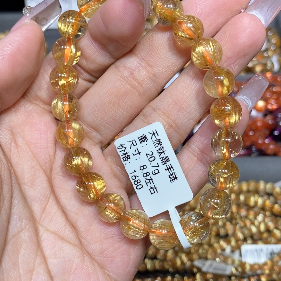 水晶手链未镶嵌美****6芊