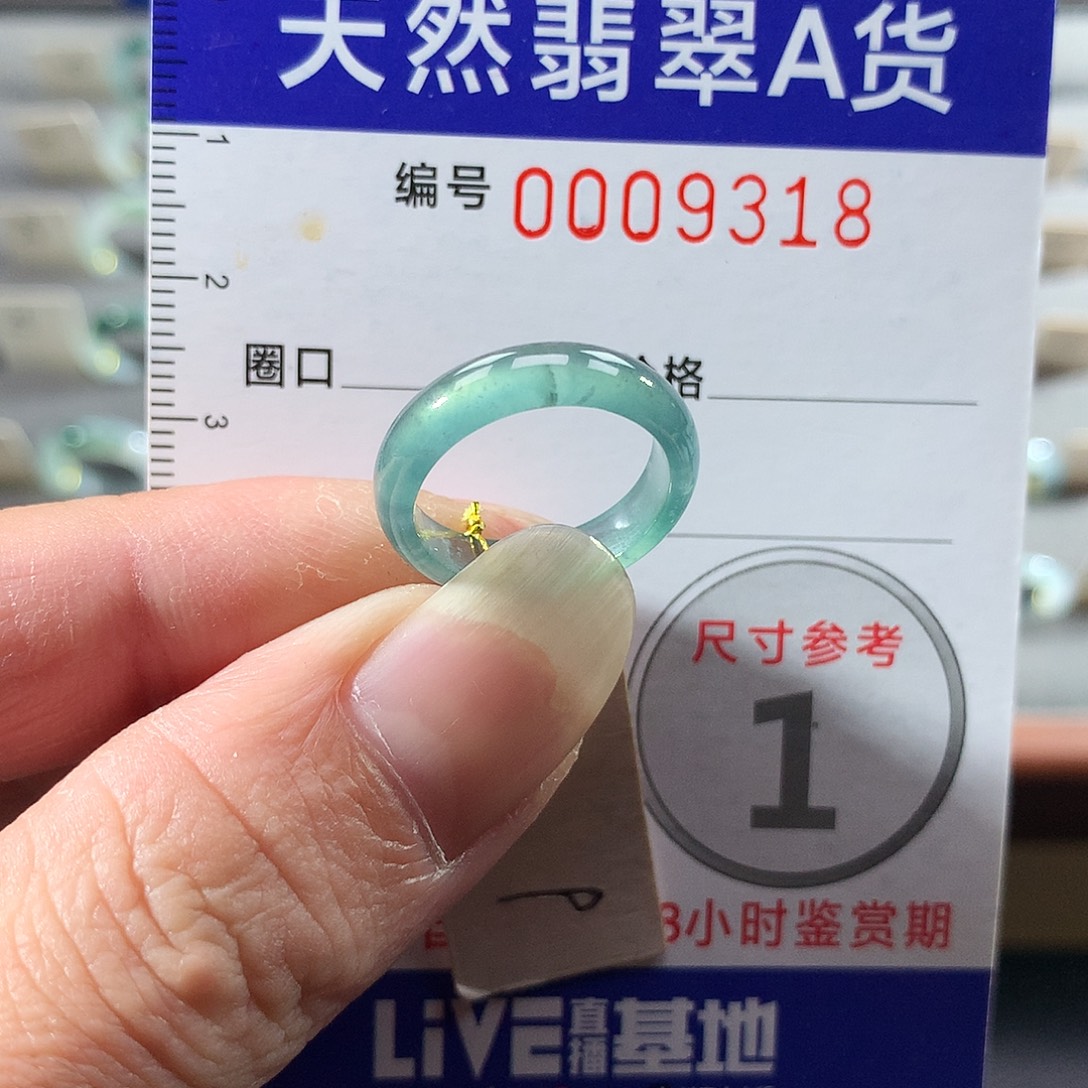 翡翠未镶嵌戒指9号