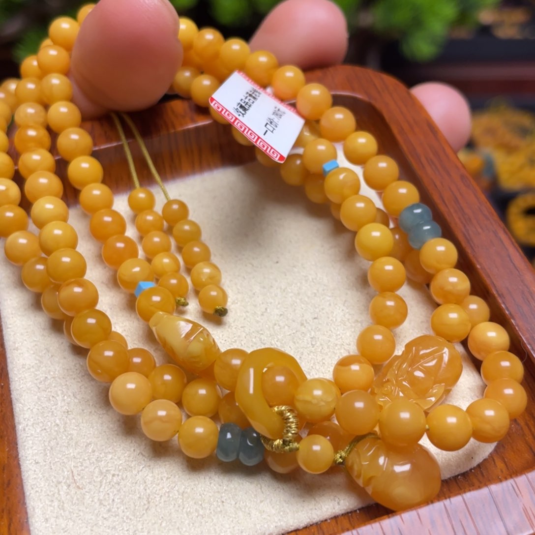 蜜蜡手链未镶嵌手串