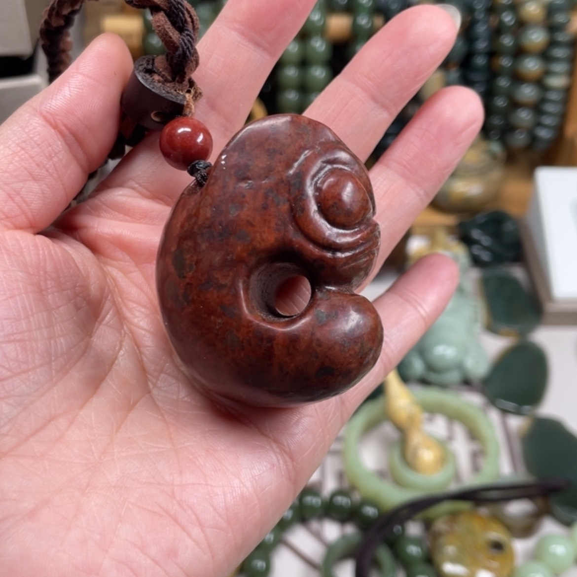 【闪购商品】岫岩河磨玉（透闪石质玉）手把件未镶嵌