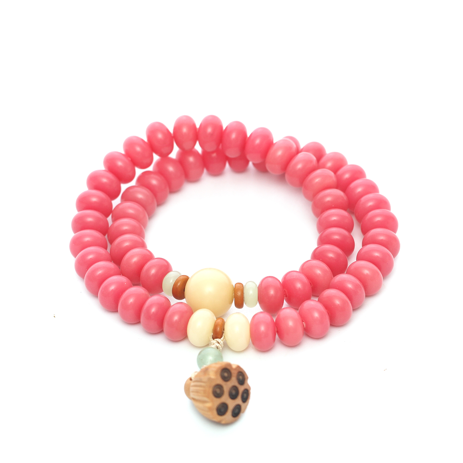 HN0900-粉菩提男女款精品手串（运费险）0900