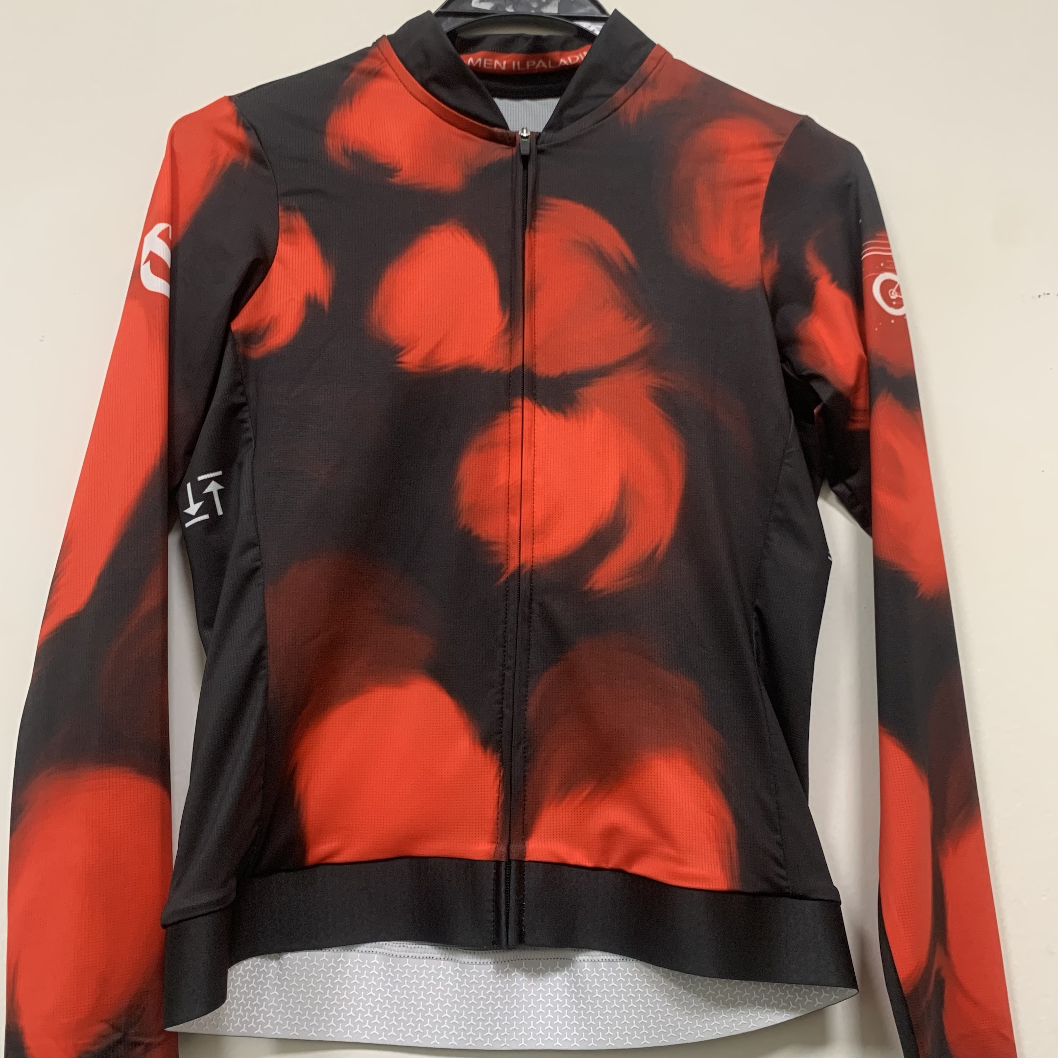 SQ 2230-1【竞技版短款加绒长袖】骑行服高弹厚款男女士