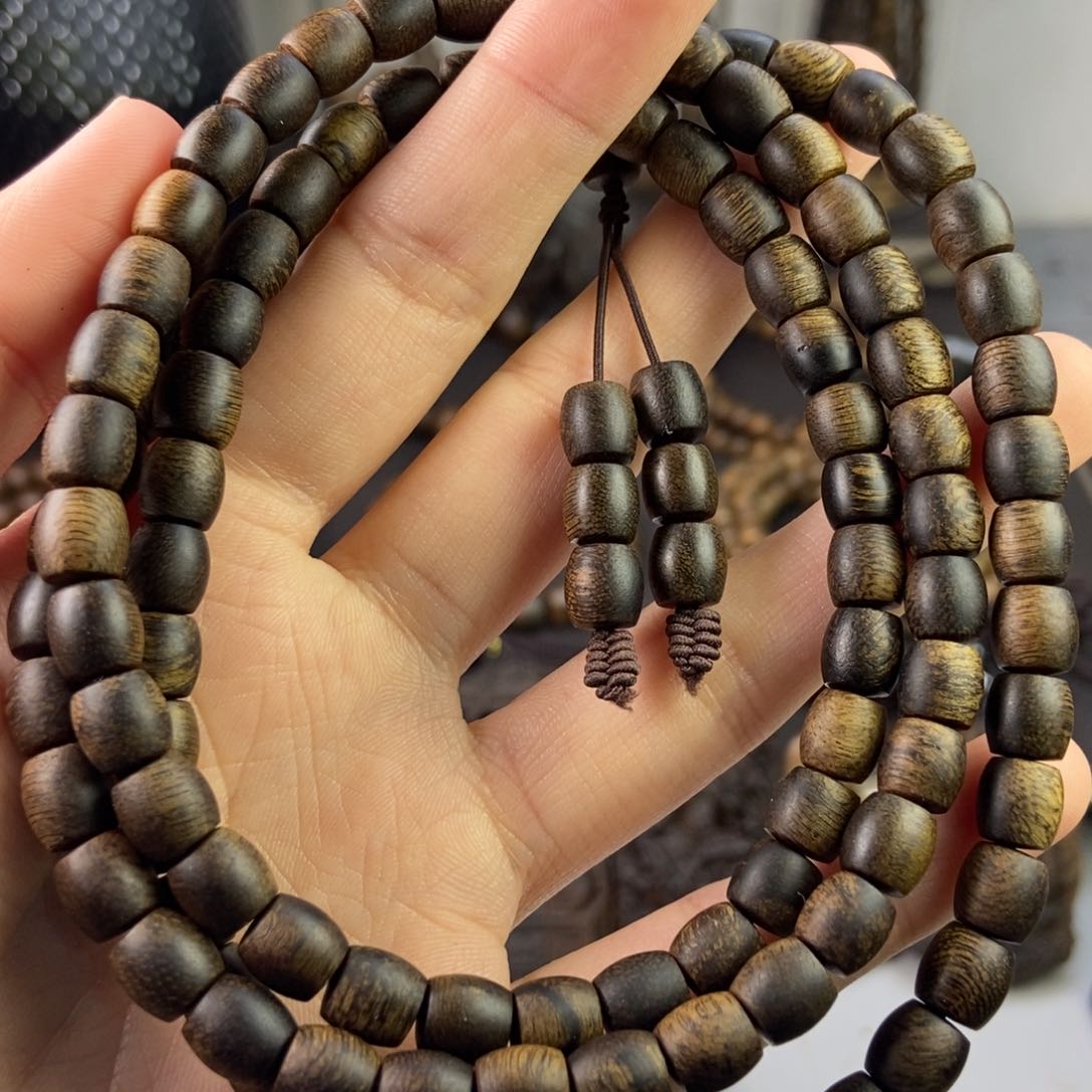 沉香手串任*遥越南芽庄白瘤疤