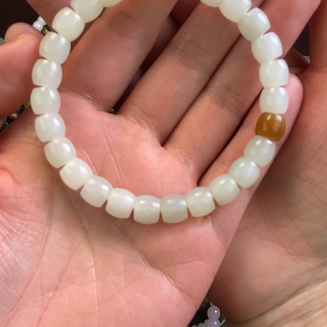 和田玉手链未镶嵌无*