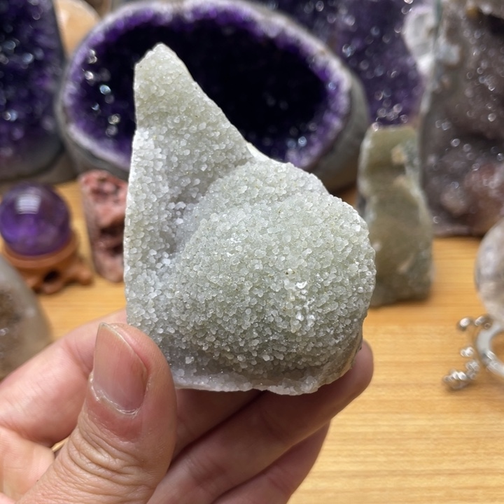 紫晶恐龙蛋未镶嵌