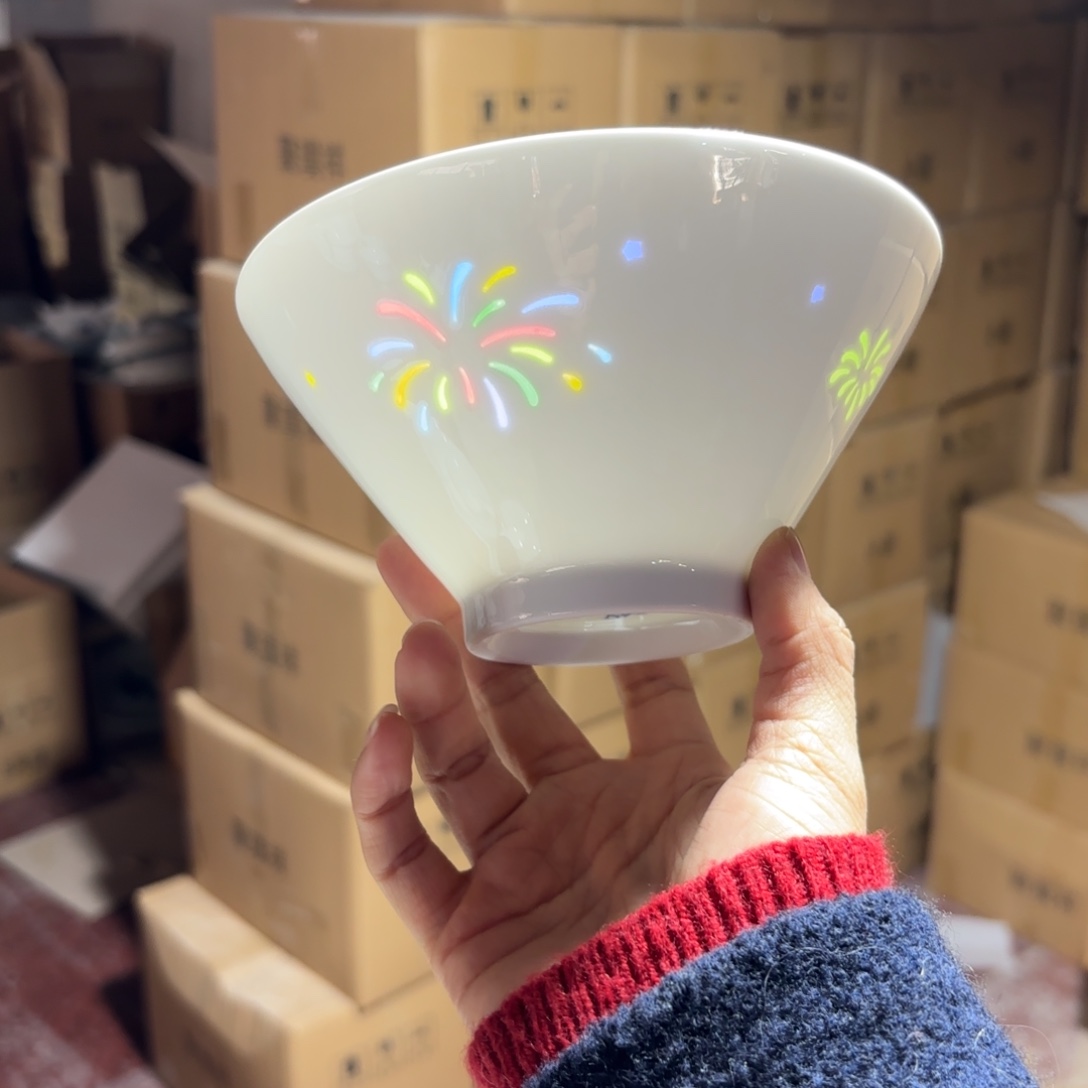 瓷碗景德镇陶瓷两只微瑕