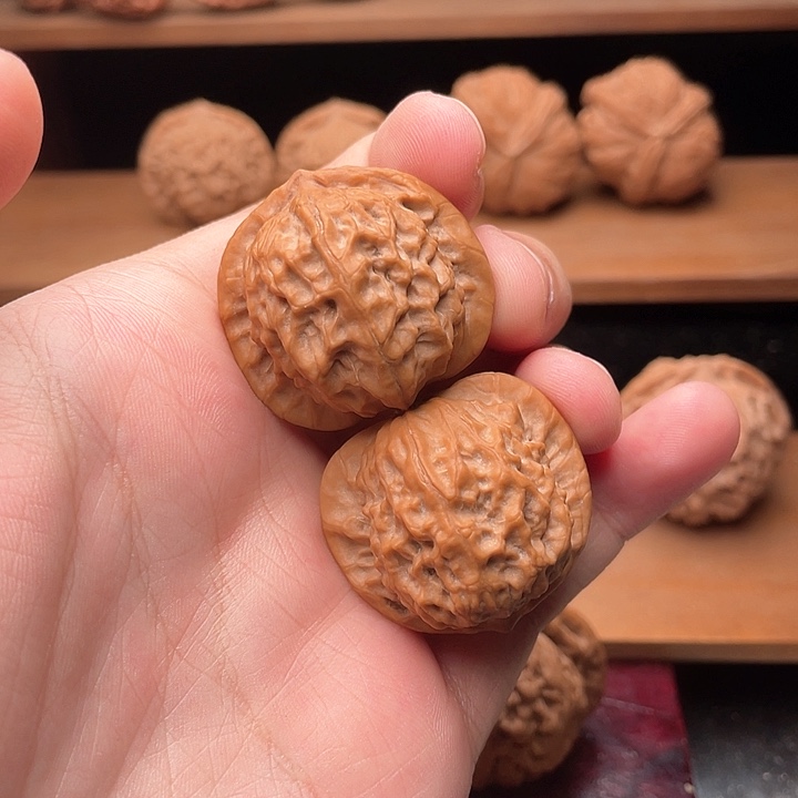 吊坠文玩核桃34全品毕业蜡皮瓷娃娃