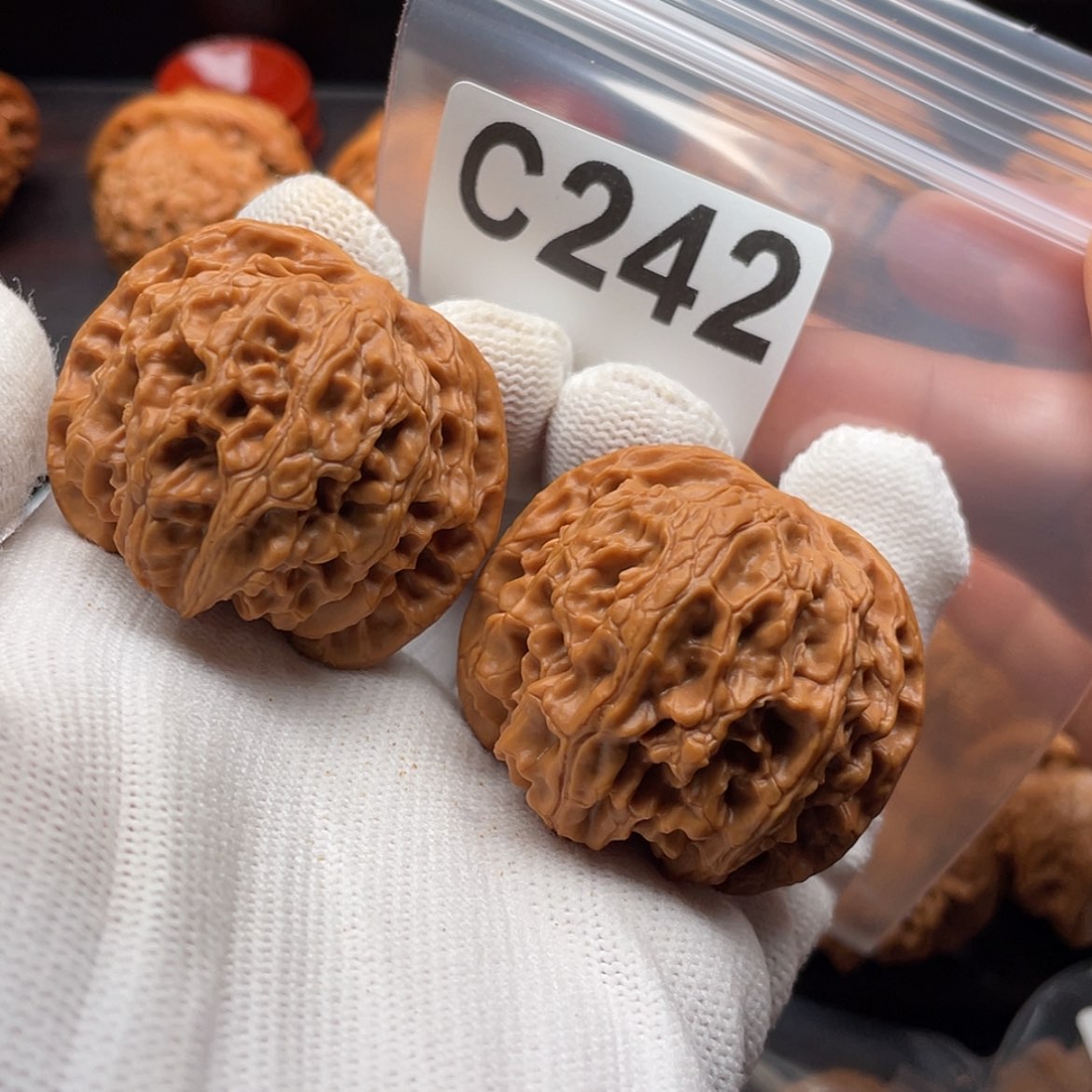 【闪购商品】文玩核桃吊坠C242苹果41