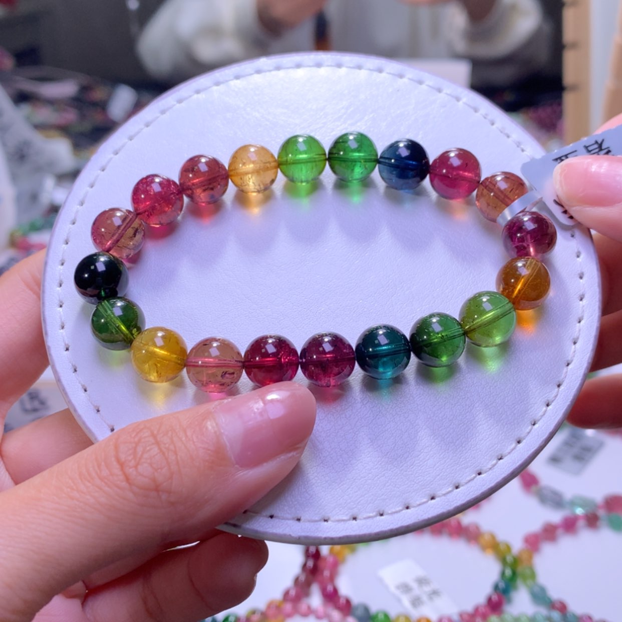 【闪购商品】未镶嵌手串碧玺9.3mm净体