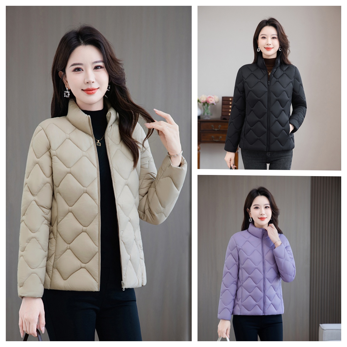 专属韩版短款棉袄秋冬棉衣中长款棉服女装冬装长袖2567