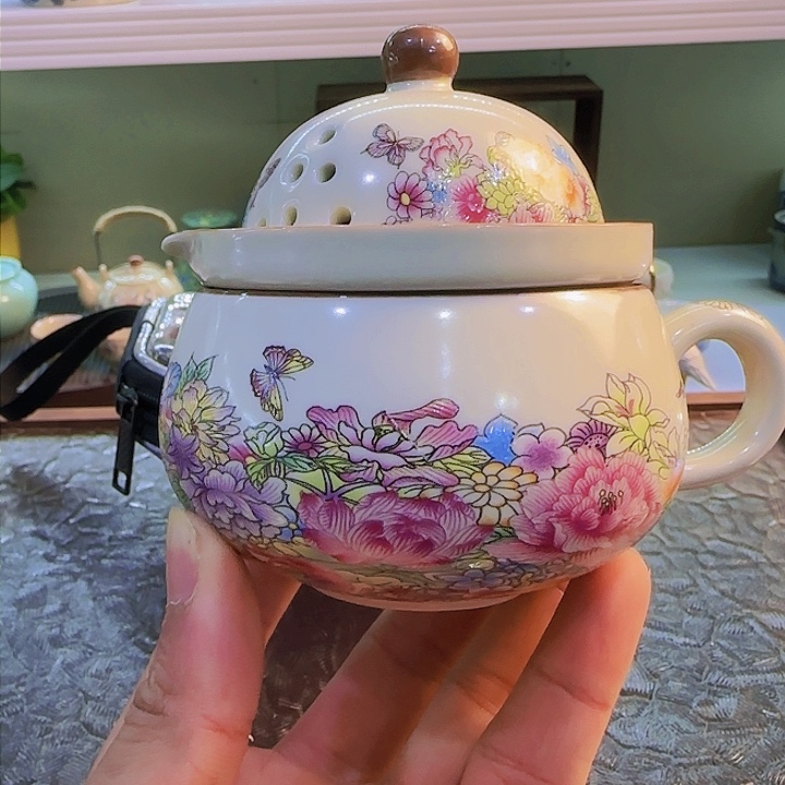 茶具套装旅行茶具青花瓷器茶叶罐个人杯主人杯