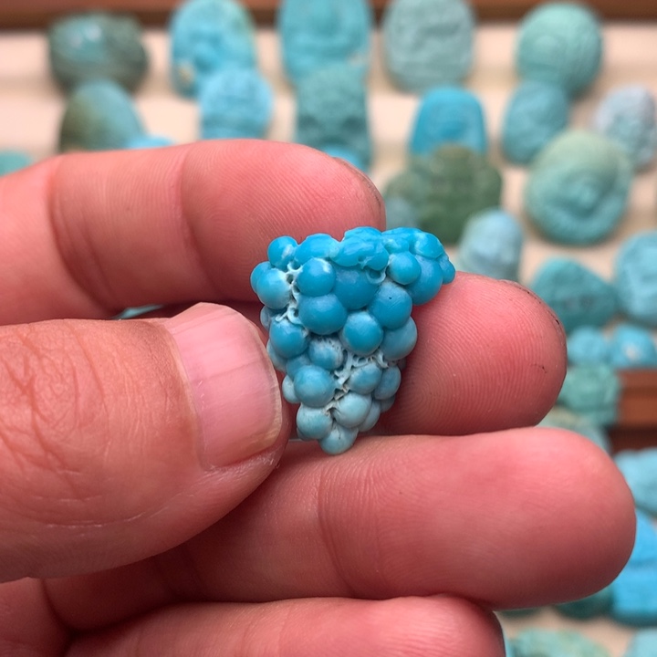 绿松石珠宝奇石未镶嵌