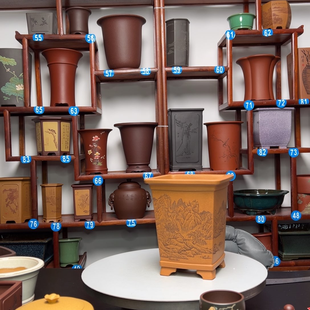 紫砂花盆无**品紫砂花盆