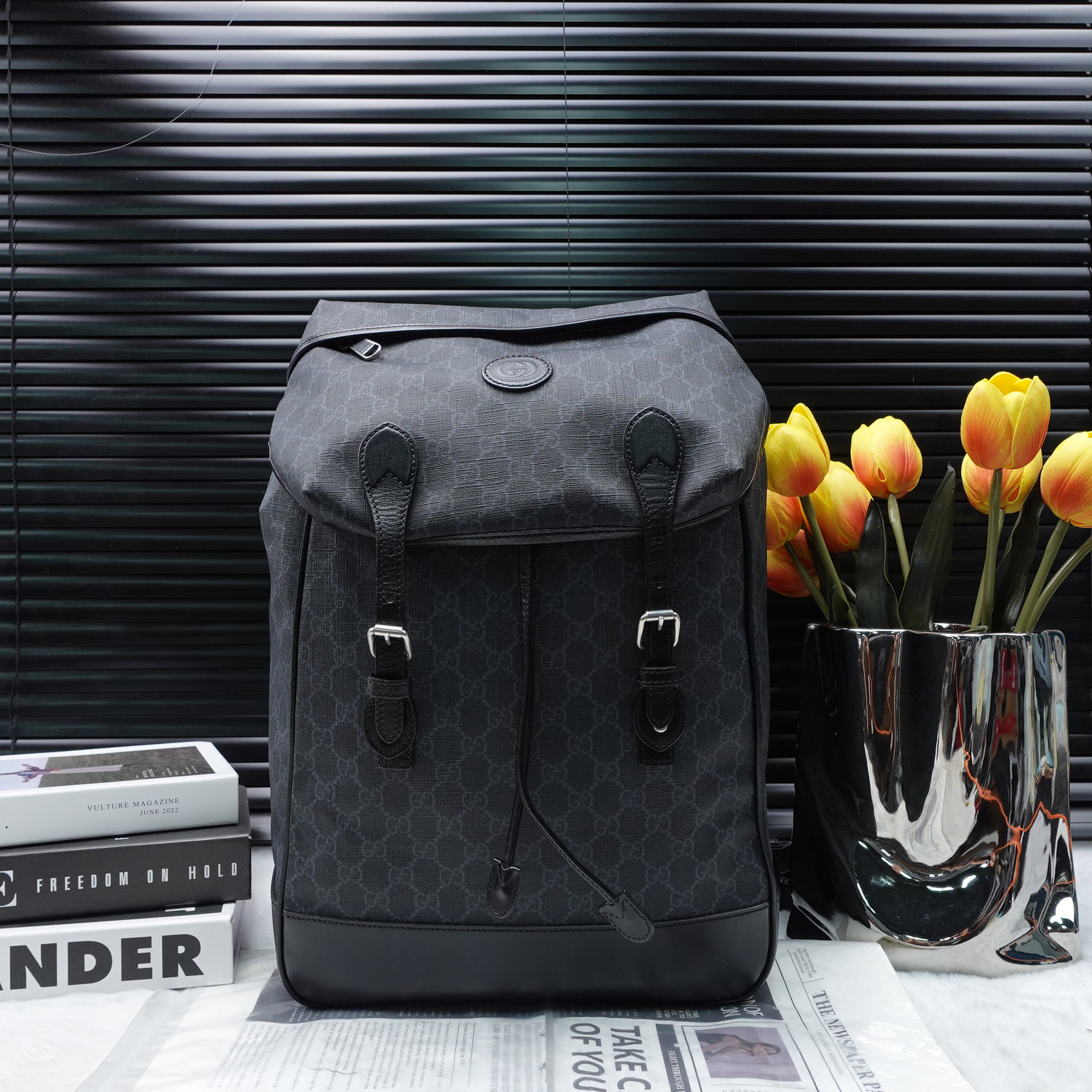 95新 GUCCI/古驰 双肩包/T10191326