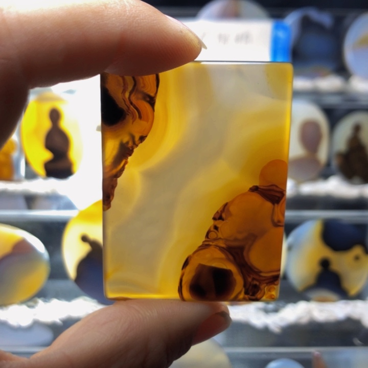 合金玛瑙/玉髓珠宝奇石86