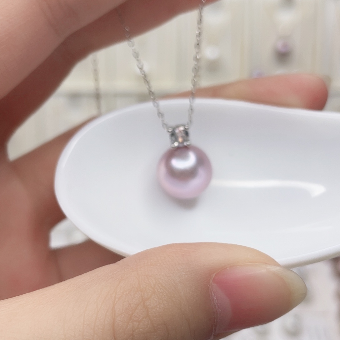 淡水珍珠吊坠(赠链)合金