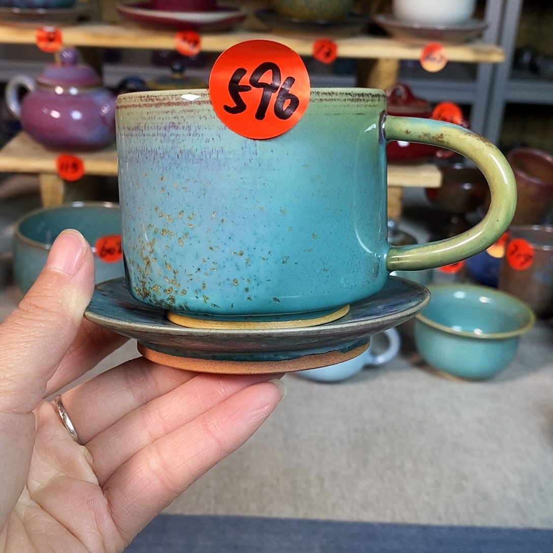 神后钧瓷手工……茶器微瑕