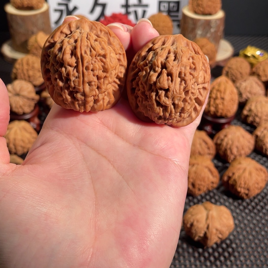 吊坠文玩核桃全品莲花40尺