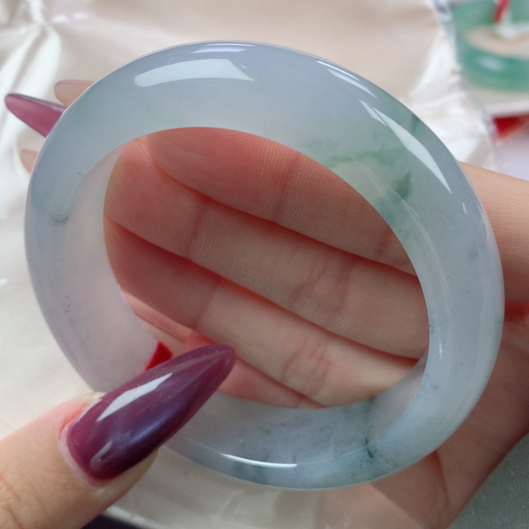 未镶嵌手镯翡翠缅甸天然翡翠A货55+