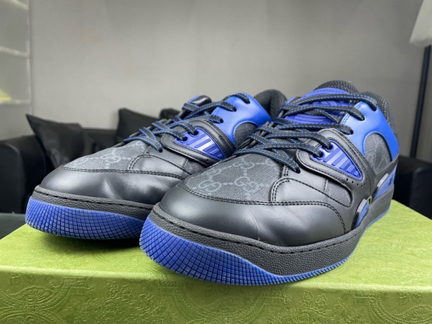 99新 GUCCI/古驰 黑篮板鞋43码原盒98新