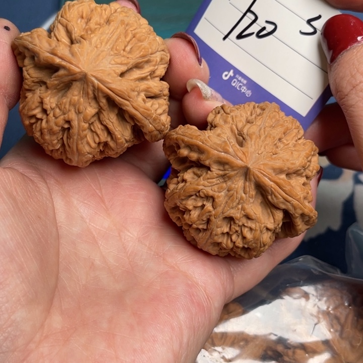 文玩核桃把件粗筋49