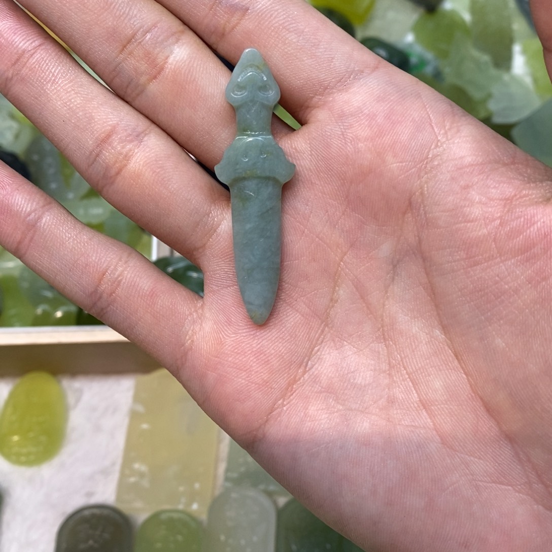 合***香岫玉未镶嵌吊坠(不含链)
