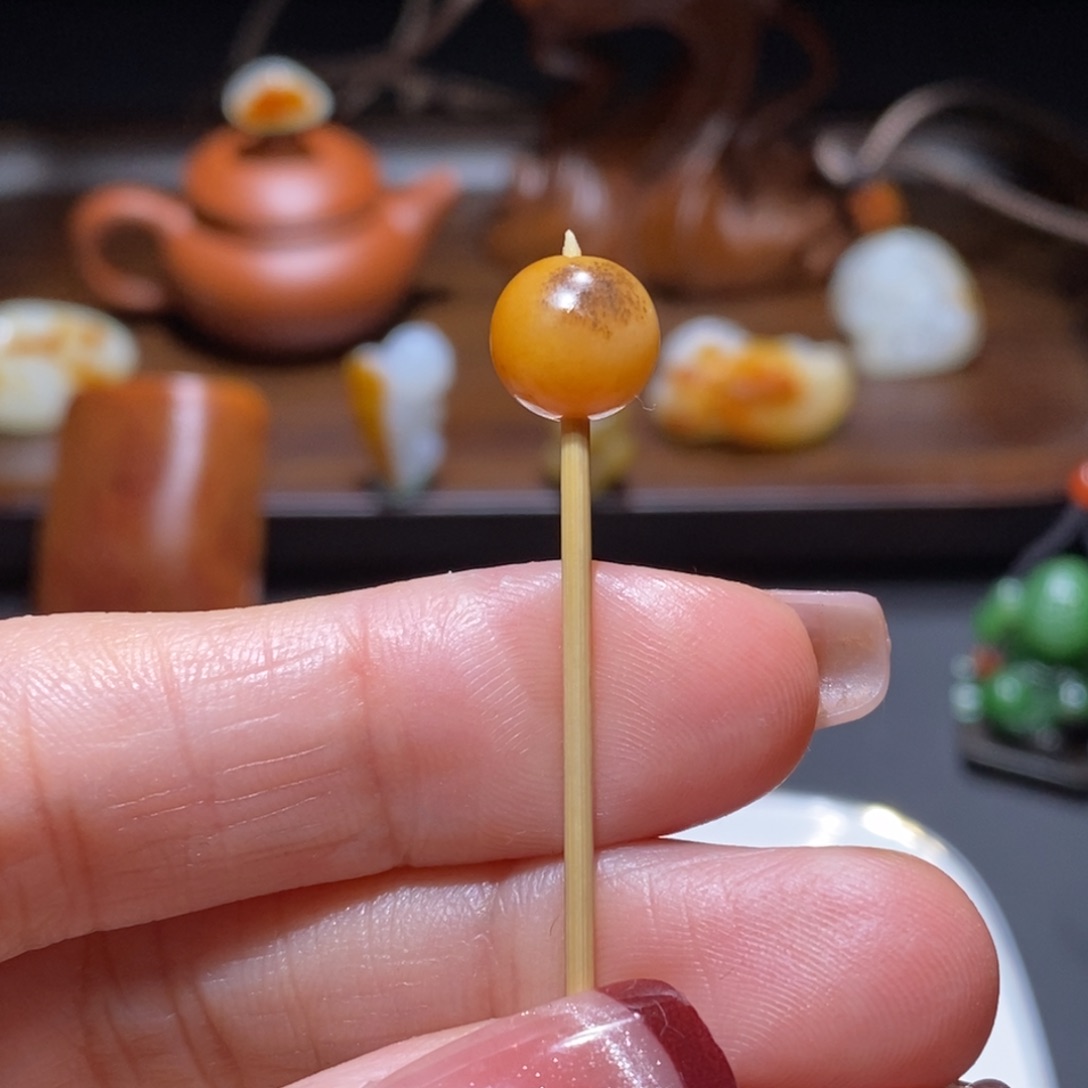 和田玉颈饰未镶嵌天**客