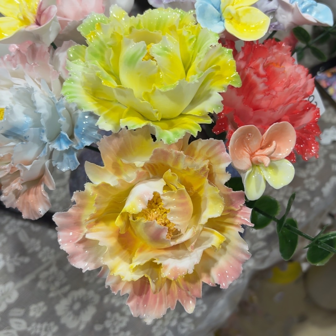 陶瓷花，拍满20发货，退款拉黑，292