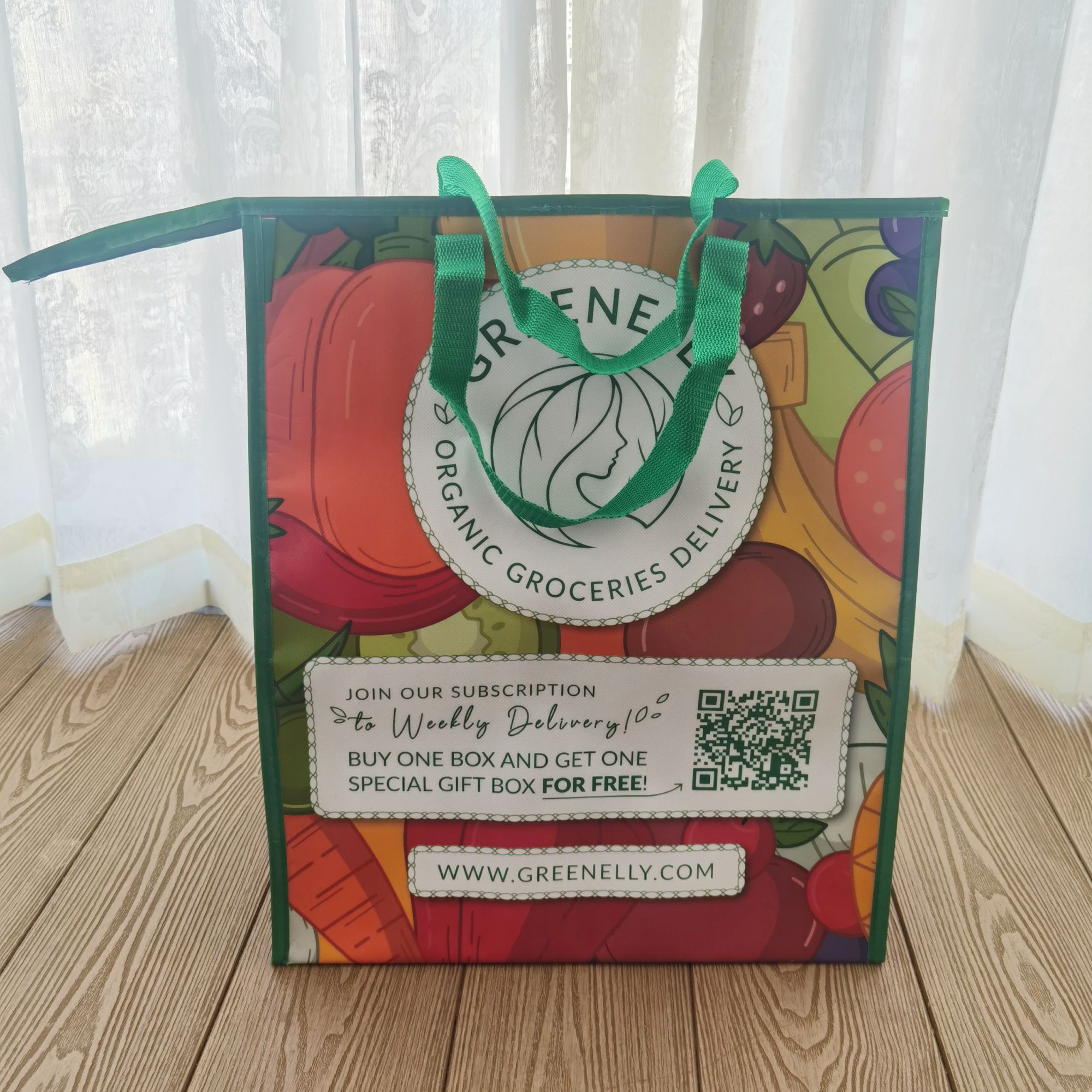 外单超大容量防水覆膜铝箔保温包购物袋超市环保手提袋38*46*25cm