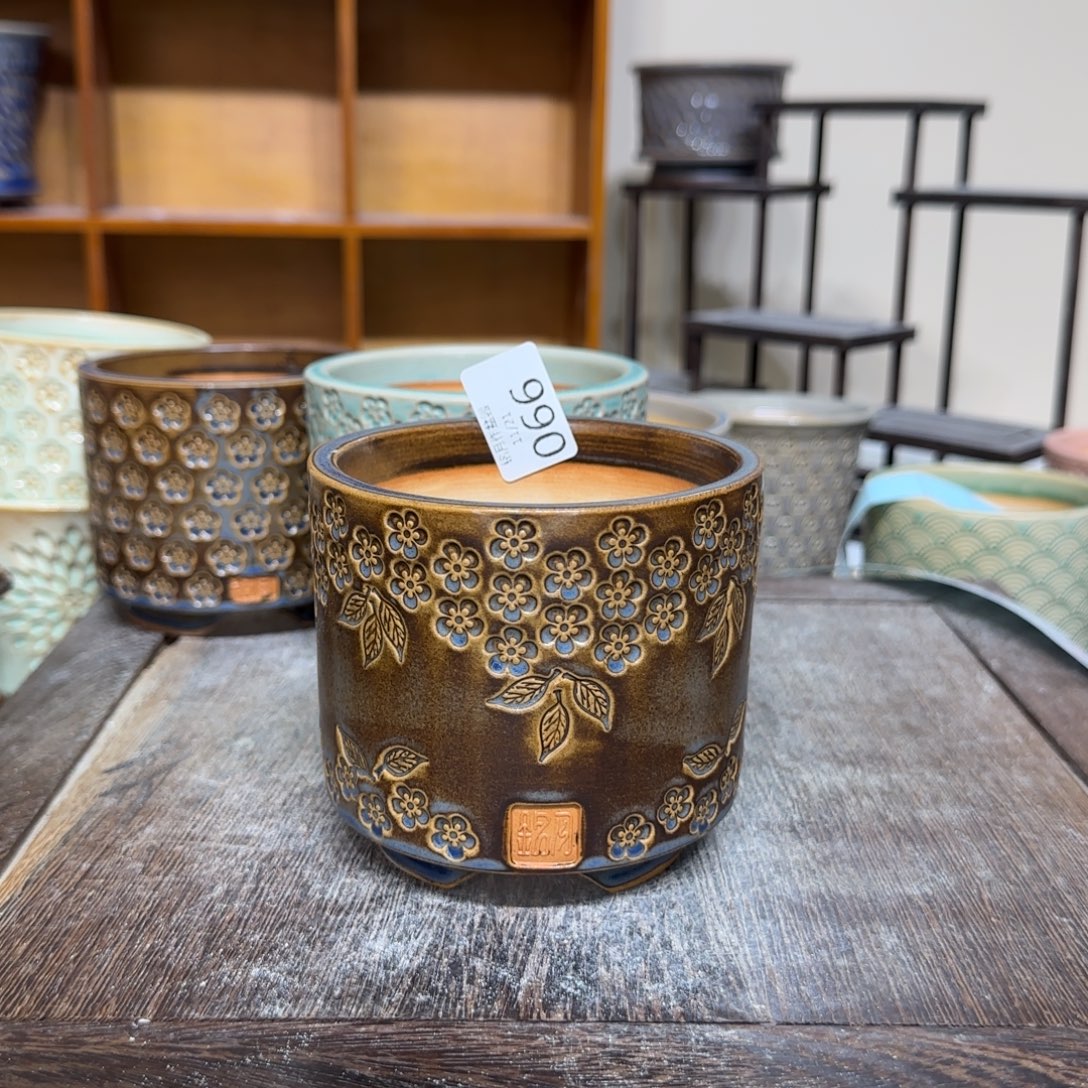 手工花盆 066 内口口径 8.5 cm 