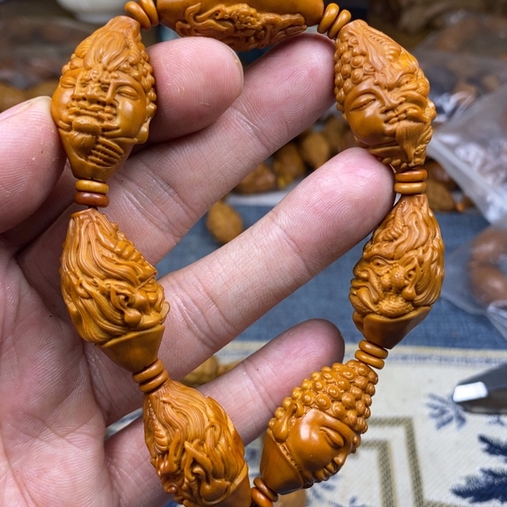 橄榄核手串/手链橄榄核雕工艺手串