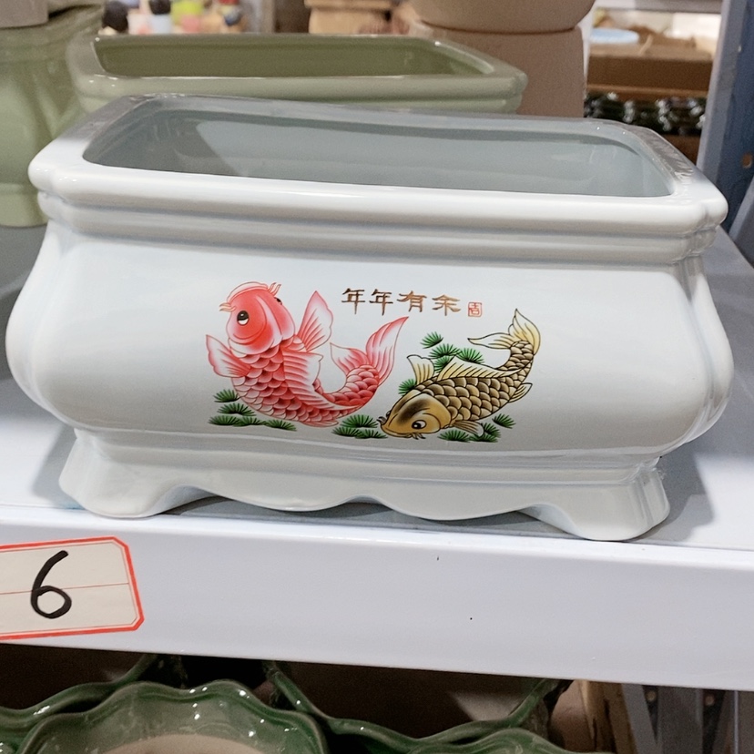 【闪购商品】红陶陶瓷花盆，多肉花盆