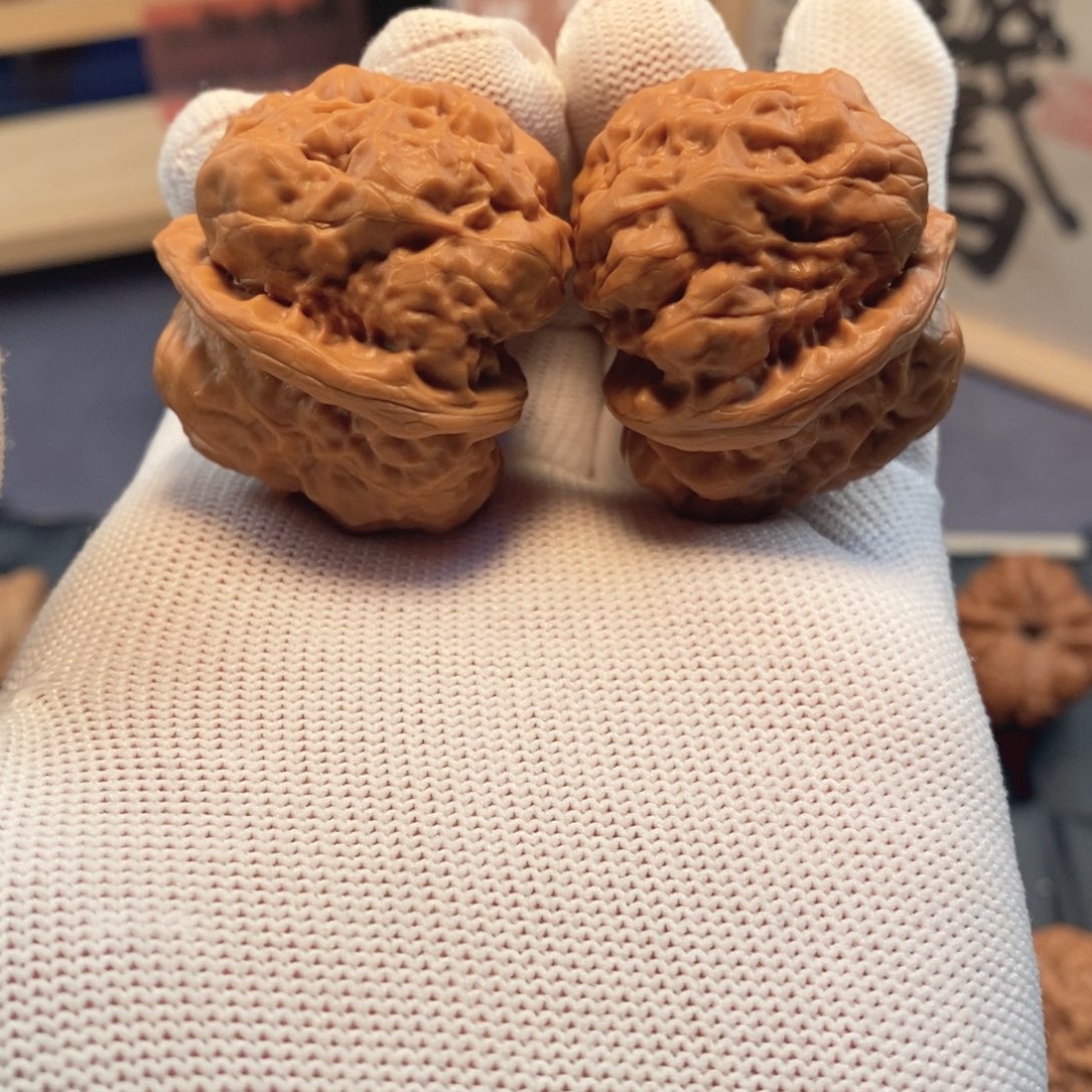 把件文玩核桃39尺怀柔蛤蟆头H393