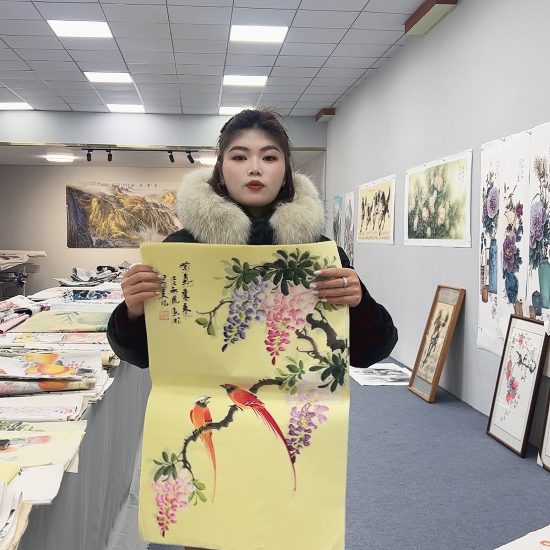 国画国画作品宣纸纯手绘