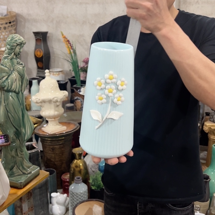 摆件高度26厘米口径8厘米微瑕捡漏