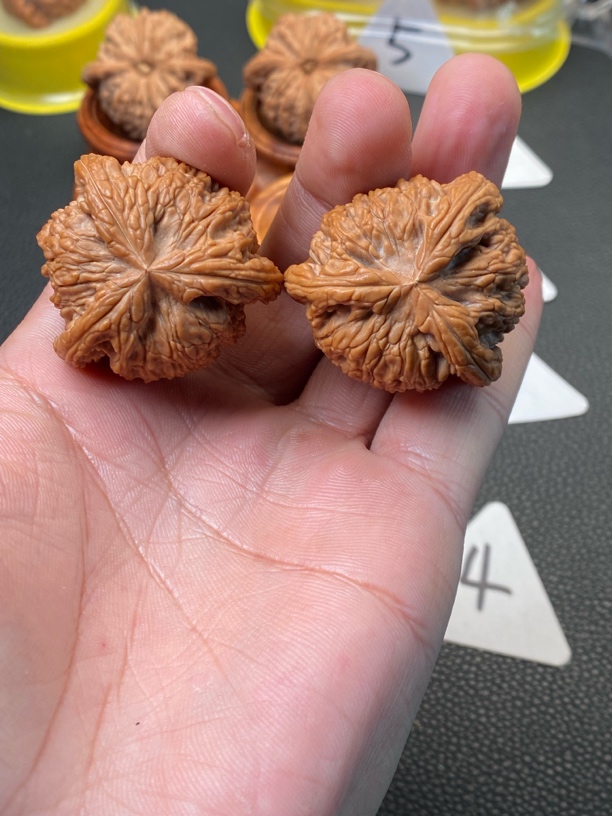 40虎头三棱文玩核桃