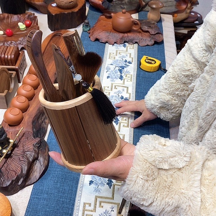 北美黑胡桃六君子套装