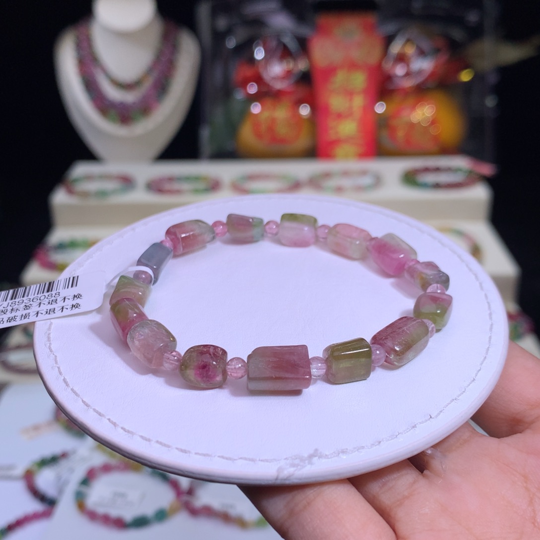 碧玺手链未镶嵌碧玺