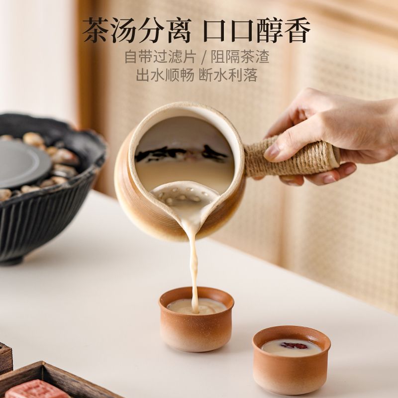 烤奶茶罐煮茶壶套装
