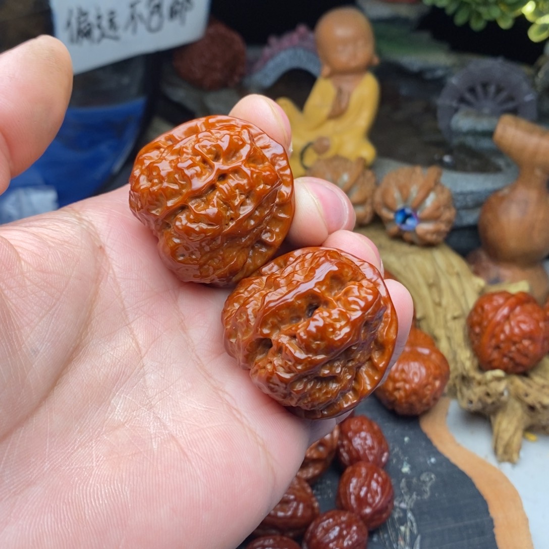 ****^文玩核桃把件蛤蟆头