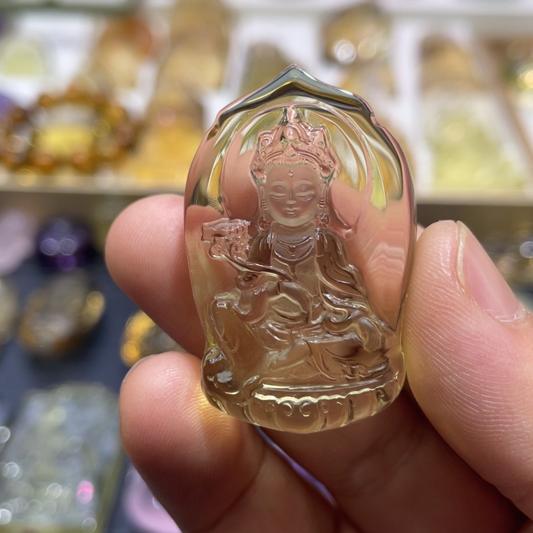 水晶颈饰未镶嵌定制