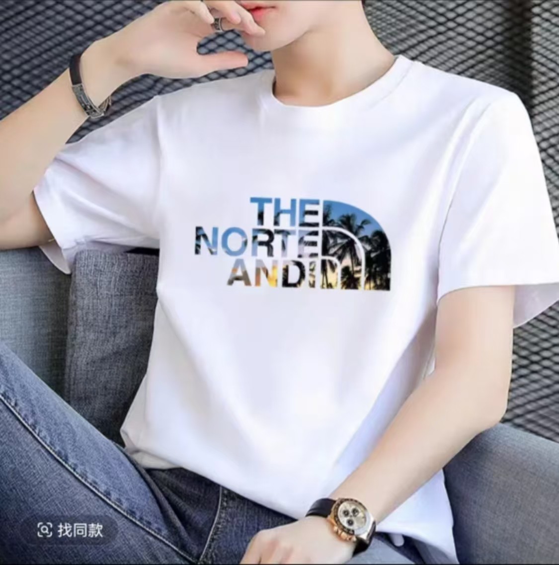 男款上新夏季时尚休闲百搭潮流短袖t恤春夏圆领显瘦纯棉半袖男士