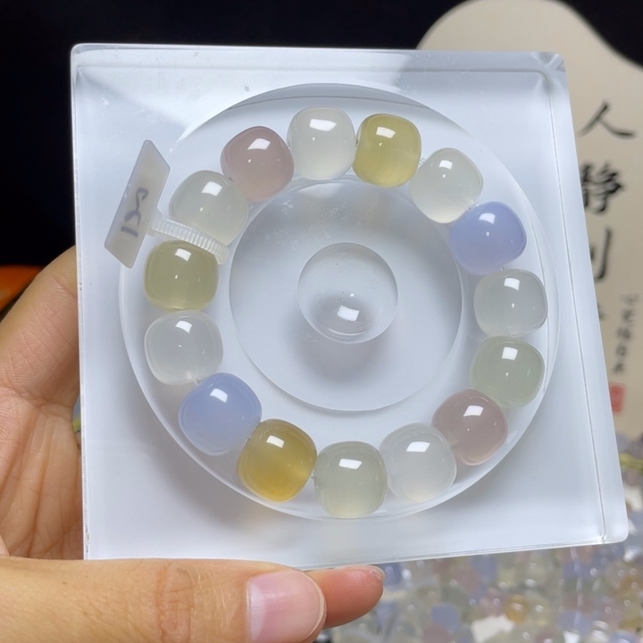 玛瑙/玉髓合金手链