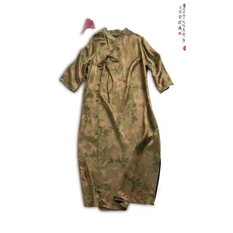 原创花萝改良旗袍连衣裙4247-BB-乔子