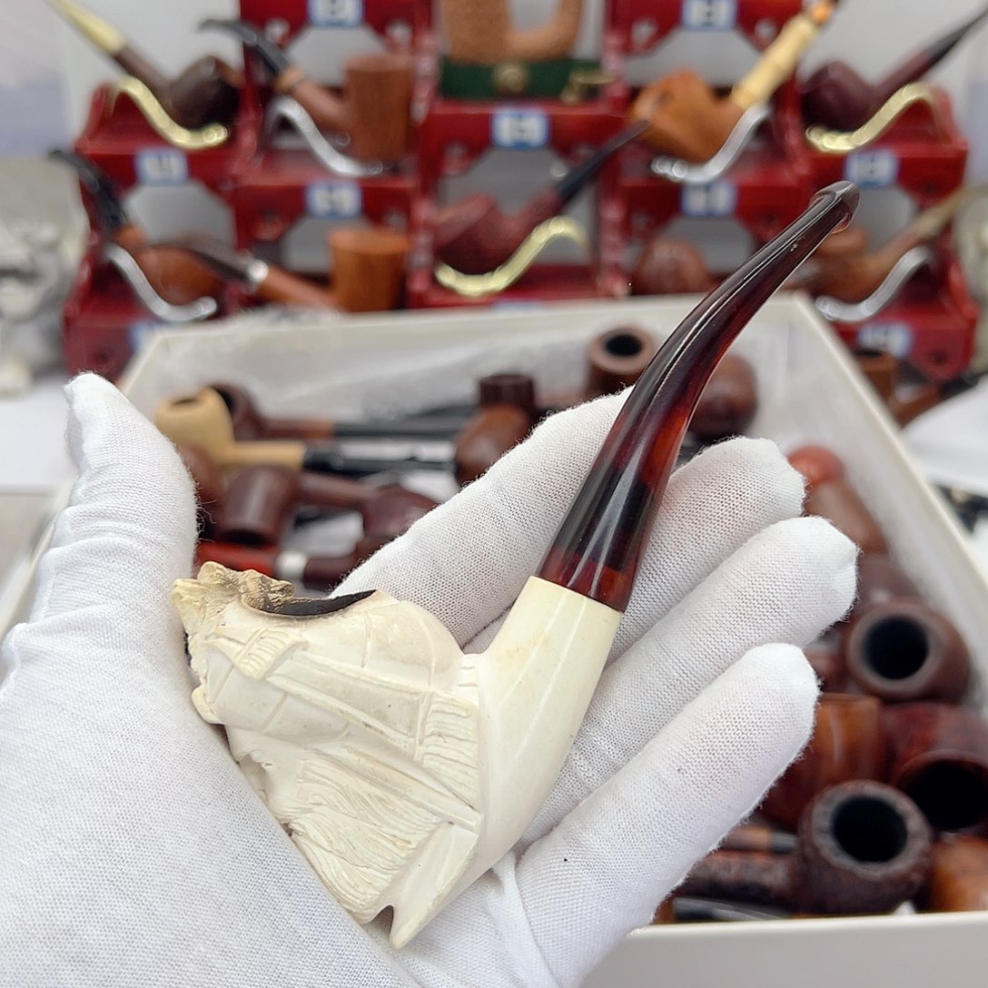 小***神二手海泡石进口烟斗