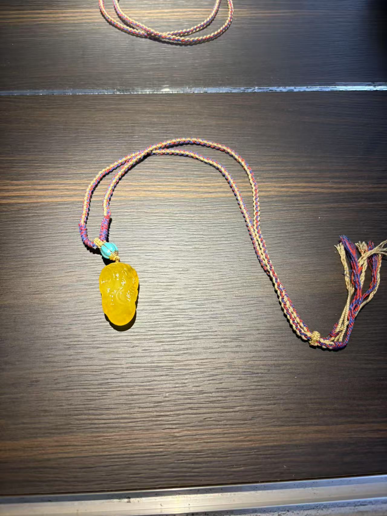 多米尼加红豆杉卡34P貔貅锁骨链（多样性发其一）DD1144